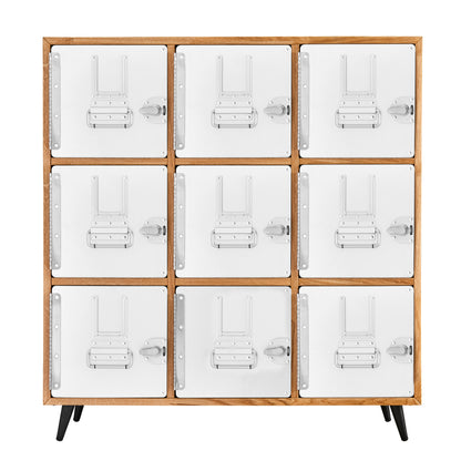 Sideboard BASIC NINE – Eichenholz 3×3